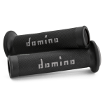 COPPIA MANOPOLE DOMINO RACING NERO/GRGIO A010