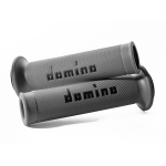 COPPIA MANOPOLE DOMINO RACING GRIGIO/NERO A010