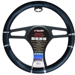 COPRIVOLANTE CROME & BLACK  ECO-PELLE CVT/17 D. 37/39