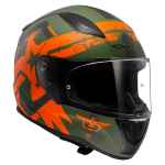 CASCO FF353 RAPID II THUNDERBIRDS MATT ORANGE TG. L