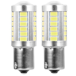 CP.LAMPADE BAU15S 24 LED SMD WHITE 12V C/PIOLINI SFASATI