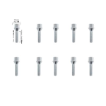 KIT BULLONI PER DISTANZIALI ch.17 12x1.25 l.46mm