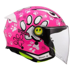 CASCO LS2 OF622 FUNNY II GLOSS PINK TG. M  DEMIJET JUNIOR