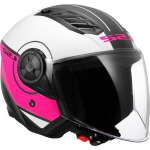 CASCO LS2 OF616 AIRFLOW II GLOSS WHITE PINK TAGLIA L