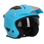 CASCO ACERBIS JET ARIA 22-06 MATT LIGHT BLUE 2 TAGLIA M