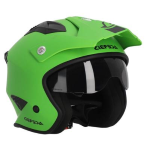 CASCO ACERBIS JET ARIA 22-06 MATT FLUO GREEN TAGLIA XS