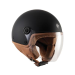 CASCO DEMI-JET TUCANO EL'JETIN 22.06 MATT BLACK TAGLIA L   