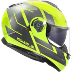 CASCO LS2 STROBE II CODE FF908 MODULARE 22-06 TAGLIA L GLOSSY H-V YELLOW GREY