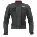 GIACCA ACERBIS CE RAMSEY VENTED LADY JACKET 2.0 TAGLIA XL BLACK/PINK  