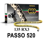 Catena 135RX3 120 Maglie Passo 520 - Oro