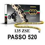 Catena 135ZSE 120 Maglie Passo 520 - Oro