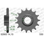 Pignone AFAM 52900NR-15 Passo 530 con Gomma Antirumore