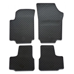 TAPPETO IN GOMMA PER SEAT MII SKODA CITIGO VW UP '12>