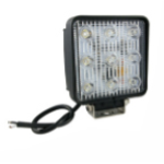 *FARO AUSILIARE DI PROFONDITA' 9 LED 27W 12/24V QUADRATO