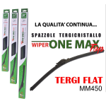 SPAZZOLA TERGI FLAT 11 ELEMENTI MM 450