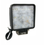 *FARO AUSILIARE LUCE DIFFUSA 9 LED 27W 12/24V QUADRATO