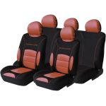 COMPLETO FODERA TUNING NERO/ROSSO  LINEA R.EVOLUTION