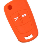 GUSCIO SILICONE ARANCIO PER CHIAVE OPEL 2 TASTI