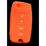 GUSCIO SILICONE ARANCIO PER CHIAVE JEEP 4 TASTI