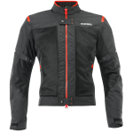 GIACCA ACERBIS CE RAMSEY VENTED MAN JACKET 2.0 TAGLIA M NERO/ROSSO