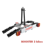 PORTABICI DA GANCIO TRAINO BOOSTER 2 BIKE