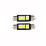 CP.LAMPADE SILURO WHITE  12V  3 LED SMD mm11X39