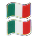 BANDIERA ITALIA ONDA 3D           *