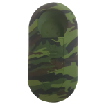 GUSCIO SILICONE MILITARE PER CHIAVE FIAT 3 TASTI C/TASTO BAULE