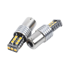 CP. LAMPADE BA15S 21W 12V 15 LED SMD CAMBUS ARANCIO