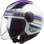 CASCO OF562 AIRFLOW RONNIE TITANIUM VIOLET TG. XXL C/VISIERA