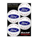 SET 4PZ STEMMA COPPA RUOTA FORD  *