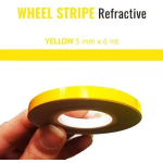 NEON TRIM STRIPE REFRACT. MM 5X6 MT. GIALLO + APPLIC.