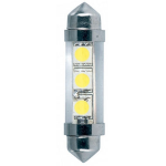 CP.LAMPADE SILURO 12V 5W 3 LED SMD mm11X41 WHITE