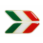 CP. LOGOFLEX 3D BANDIERA ITALIA DIAGONALE DX-SX