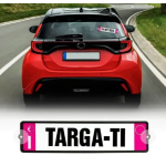 TARGHETTA PERSONALIZZABILE TARGA-TI ROSA