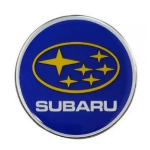 LOGOFLEX STEMMA SUBARU diam. 21mm  CARTELLA DA 4 PZ