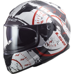 CASCO FF320 STREAM EVO TACHO GL. WHITE BLACK RED TG L INTEGRALE