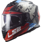 CASCO FF320 STORM SPRINTER BLACK RED TITANIUM TG L INTEGRALE