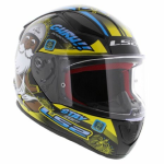 CASCO FF353 RAPID BUDDHA GLOSS BLACK YELLOW TG L INTEGRALE